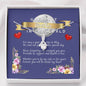 Greatest Mother in the world Alluring Beauty Necklace Pendant with Royal Purple Mother's day message card - Baby Mood Lamp