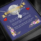 Greatest Mother in the world Alluring Beauty Necklace Pendant with Royal Purple Mother's day message card - Baby Mood Lamp