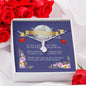 Greatest Mother in the world Alluring Beauty Necklace Pendant with Royal Purple Mother's day message card - Baby Mood Lamp