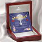 Greatest Mother in the world Alluring Beauty Necklace Pendant with Royal Purple Mother's day message card - Baby Mood Lamp