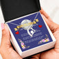 Greatest Mother in the world Forever Love Pendant Necklace Pendant with Royal Purple Mother's day message card - Baby Mood Lamp