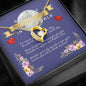 Greatest Mother in the world Forever Love Pendant Necklace Pendant with Royal Purple Mother's day message card - Baby Mood Lamp