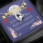 Greatest Mother in the world Forever Love Pendant Necklace Pendant with Royal Purple Mother's day message card - Baby Mood Lamp