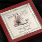Mother's Birthday from Daughter - Alluring Beauty Necklace with Funny Message Card - Baby Mood Lamp