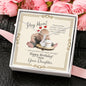 Mother's Birthday from Daughter - Alluring Beauty Necklace with Funny Message Card - Baby Mood Lamp