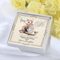 Mother's Birthday from Daughter - Love Knot Necklace with Funny Message Card - Baby Mood Lamp
