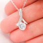 Mother's Birthday from Son Alluring Necklace with Funny Message Card - Baby Mood Lamp