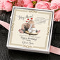 Mother's Birthday from Son Alluring Necklace with Funny Message Card - Baby Mood Lamp