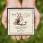 Mother's Birthday from Son Alluring Necklace with Funny Message Card - Baby Mood Lamp