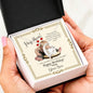 Mother's Birthday from Son - Forever Love Necklace with Funny Message Card - Baby Mood Lamp