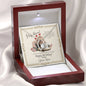 Mother's Birthday from Son - Forever Love Necklace with Funny Message Card - Baby Mood Lamp