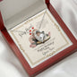 Mother's Birthday from Son - Forever Love Necklace with Funny Message Card - Baby Mood Lamp