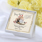 Mother's Birthday from Son - Love Knot Necklace with Funny Message Card - Baby Mood Lamp
