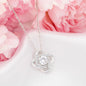 Mother's Birthday from Son - Love Knot Necklace with Funny Message Card - Baby Mood Lamp